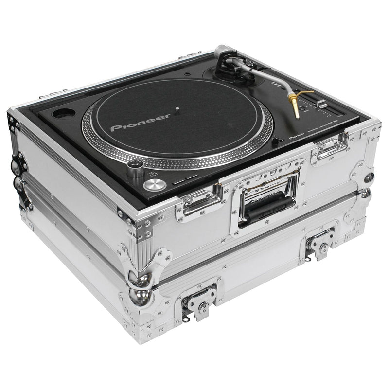 Odyssey FZ1200WT Universal White Turntable Flight Case