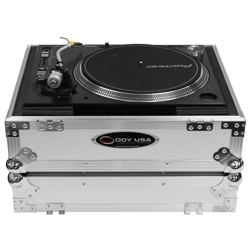 Odyssey FZ1200WT Universal White Turntable Flight Case