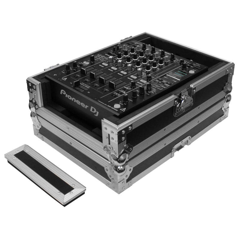 Odyssey FZ12MIXXD - Flight case universel pour table de mixage DJ au format 12″ avec compartiment pour câbles arrière extra profond