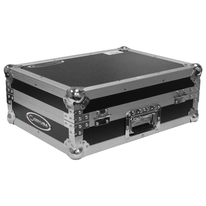 Odyssey FZ12MIXXD - Flight case universel pour table de mixage DJ au format 12″ avec compartiment pour câbles arrière extra profond