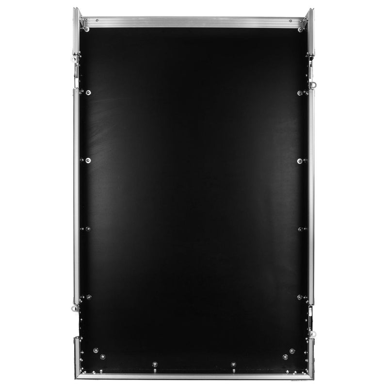 Odyssey FZ1416W - Rack combo vertical 16U incliné sur le dessus 14U avec roulettes