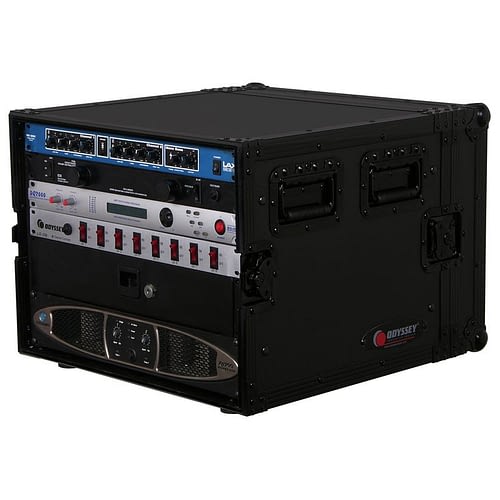 Odyssey FZAR08BL - Black 8U Pro Amp Rack