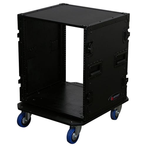 Odyssey FZAR12WBL - Rack d'ampli pro 12U noir avec roulettes