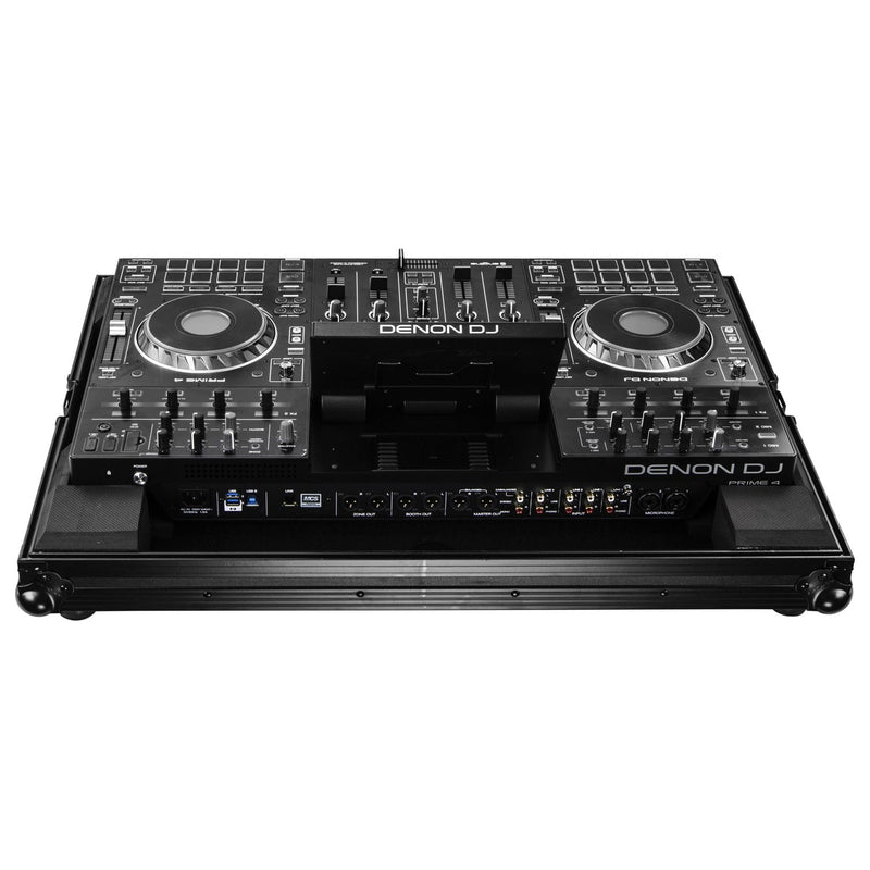 Odyssey FZDNPRIME4BL Denon Prime 4 Black Low Profile Flight Case