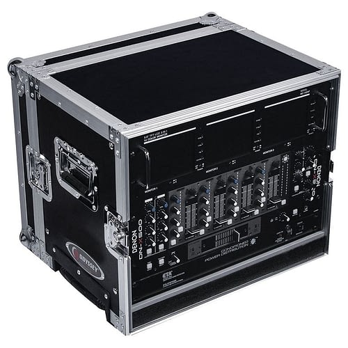 Odyssey FZER8HW - Rack d'effets sur chariot 8U Pro avec roulettes