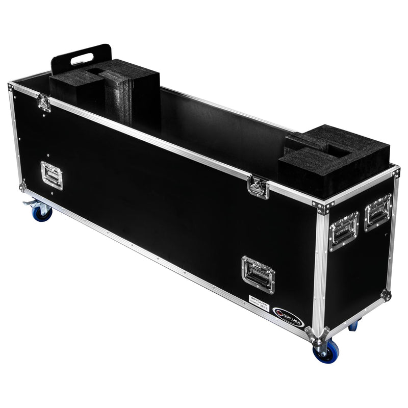 Odyssey FZFSM75W - 75″ Flat Screen Monitor Case with Casters