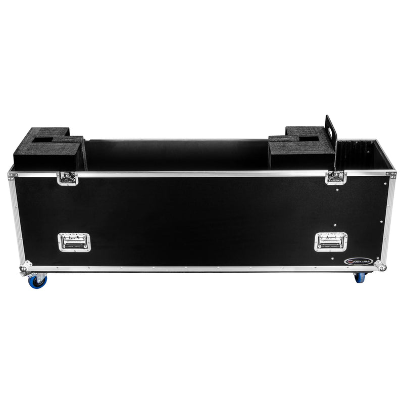 Odyssey FZFSM75W - 75″ Flat Screen Monitor Case with Casters