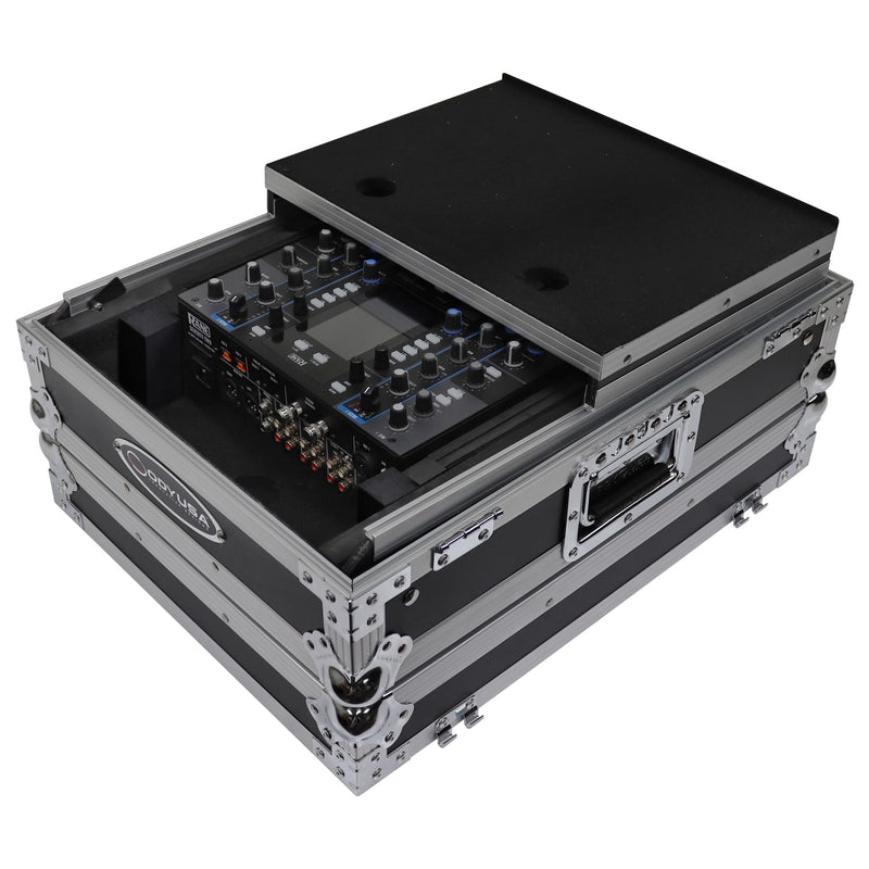 Boîtier de mixage DJ au format Odyssey FZGS12MX1XD avec compartiment arrière extra profond - 12″