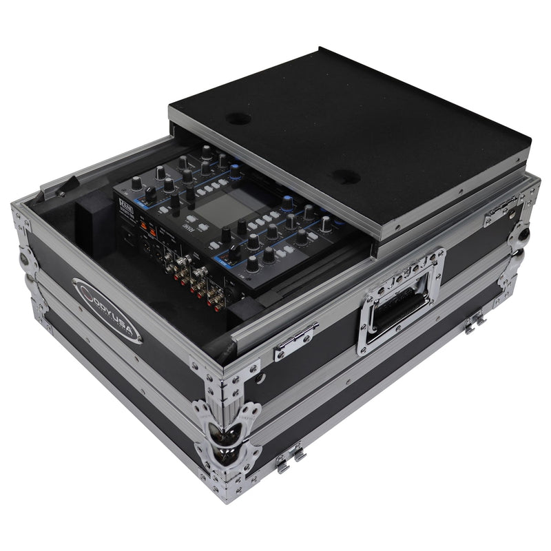 Odyssey FZGS12MX1XD Format DJ Mixer Case w/Extra Deep Rear Compartment - 12″