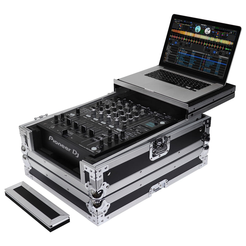 Odyssey FZGS12MX1XD Format DJ Mixer Case w/Extra Deep Rear Compartment - 12″