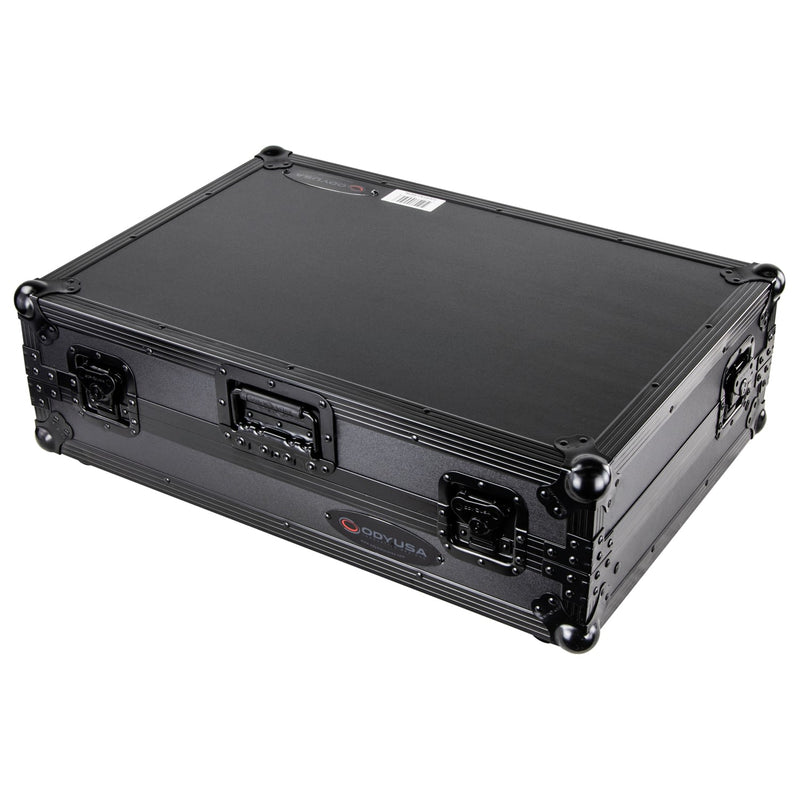 Odyssey FZGSPIXDJRR1BL Pioneer XDJ-RR Bottom 1U Rack Space Flight Case avec plateforme Glide (Noir)