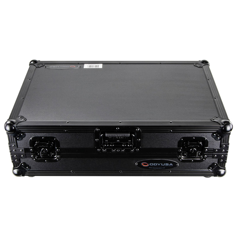 Odyssey FZGSPIXDJRR1BL Pioneer XDJ-RR Bottom 1U Rack Space Flight Case avec plateforme Glide (Noir)