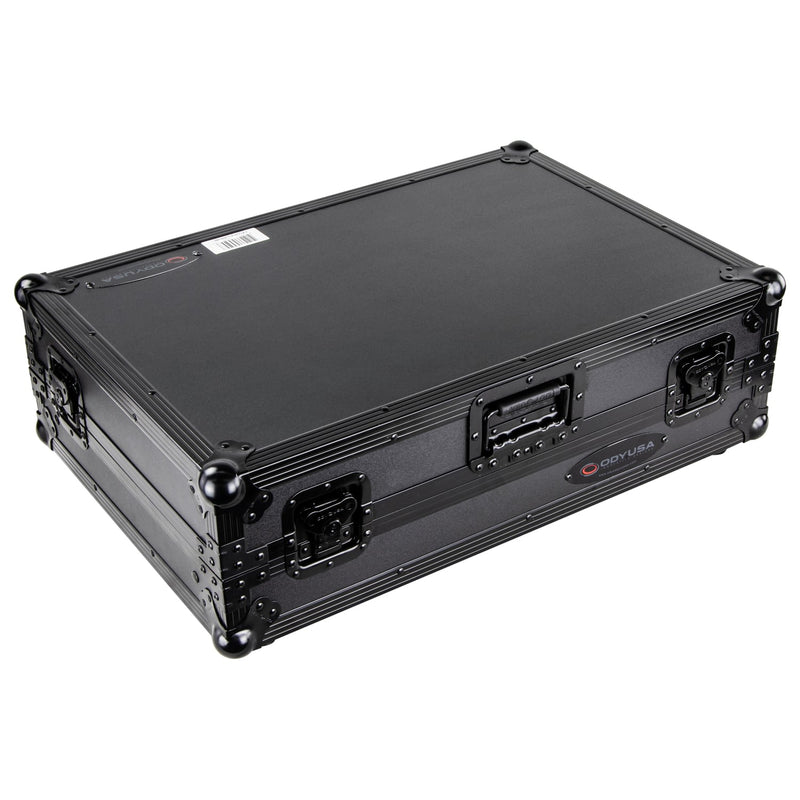 Odyssey FZGSPIXDJRR1BL Pioneer XDJ-RR Bottom 1U Rack Space Flight Case avec plateforme Glide (Noir)