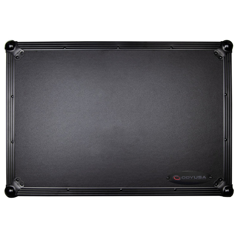 Odyssey FZGSPIXDJRR1BL Pioneer XDJ-RR Bottom 1U Rack Space Flight Case avec plateforme Glide (Noir)