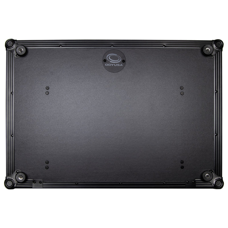 Odyssey FZGSPIXDJRR1BL Pioneer XDJ-RR Bottom 1U Rack Space Flight Case avec plateforme Glide (Noir)