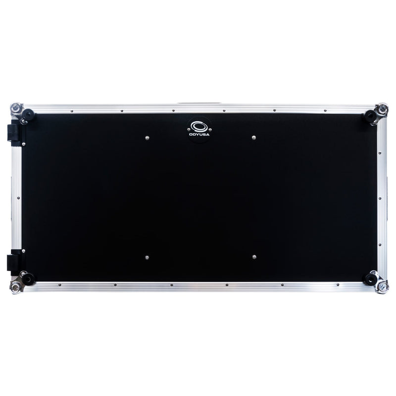 Odyssey FZGSRANE1272W Low Profile Rane Twelve et Rane Seventy/Seventy-Two Coffin Flight Case avec plateforme coulissante