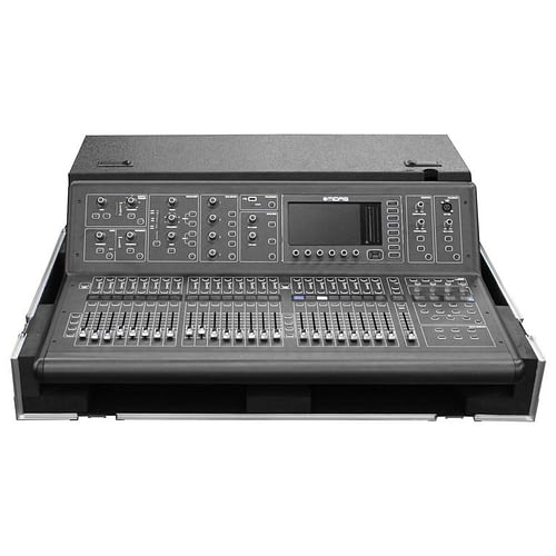 Odyssey FZMIDM32DHW - Midas M32 Mixing Console Flight Case with a Doghouse Cable Cover and Wheels