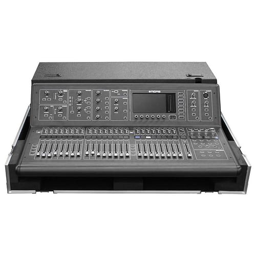 Odyssey FZMIDM32DHW - Flight-case pour console de mixage Midas M32 avec cache-câble et roues pour niche