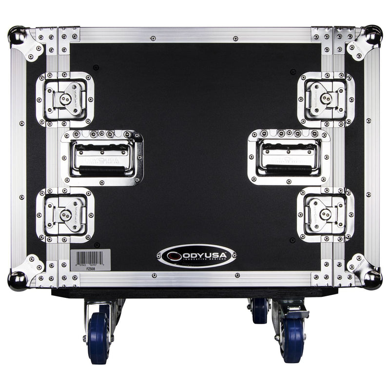 Odyssey FZS08W - Flight-case rackable 8U avec roulettes