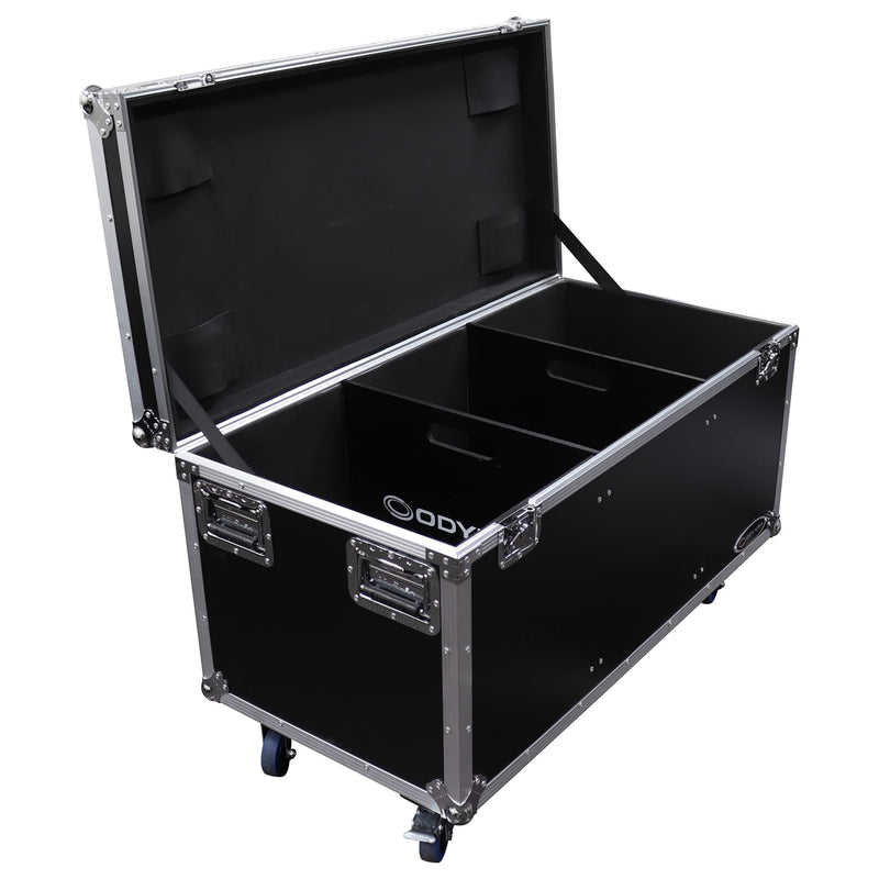 Odyssey FZUT34422WS - 41.5″ x 20″ x 19.5″ Interior Utility Trunk Touring Flight Case with Organizing Dividers