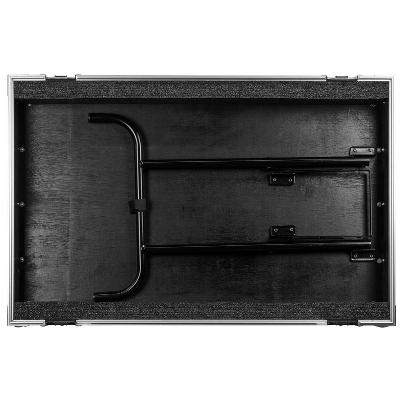 Odyssey FZWB6WDLX - Deluxe Six Drawer Workbox Tour Flight Case with Casters and Side Table