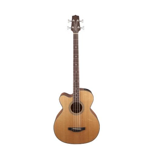 Takamine Gb30Celh-Nat Left Handed Acoustic Electric Bass Guitar Natural - Red One Music