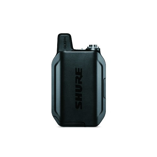 Shure GLXD14+ Dual Band Wireless System with GLXD4+ Tabletop Receiver  GLXD1+ Bodypack Transmitter and WB98H/C Gooseneck Instrument Microphone