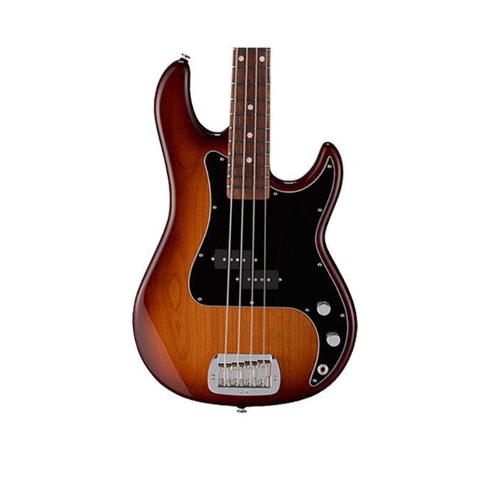 G&L FULLERTON DELUXE LB-100 - Basse électrique avec chevalet Saddle Lock et micro à bobine divisée - Old School Tobacco Sunburst