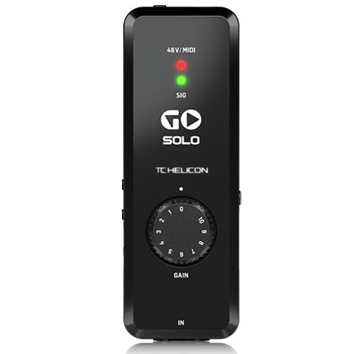 TC-Helicon GO SOLO Interface Audio/MIDI pour Appareils Mobiles