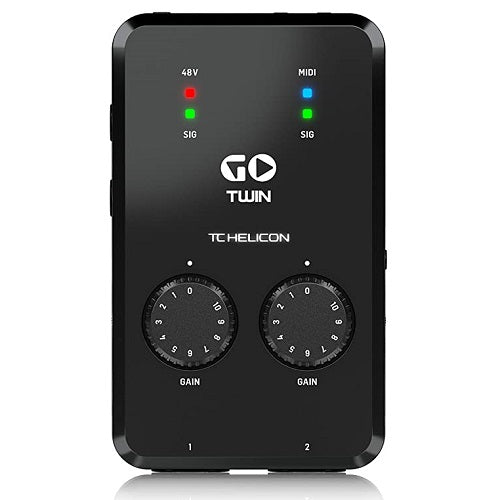 TC-Helicon GO TWIN Interface audio/MIDI 2 canaux pour appareils mobiles