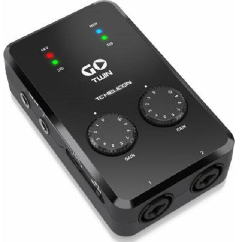 TC-Helicon GO TWIN Interface audio/MIDI 2 canaux pour appareils mobiles
