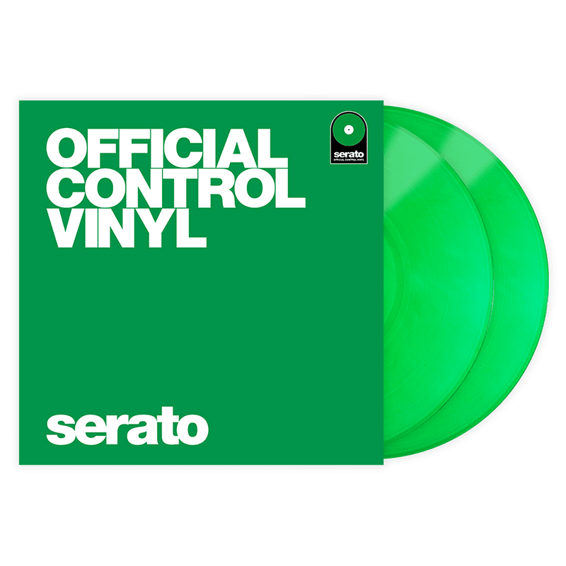 Serato Vinyl Performance Series Pair - Green 12’ Control Vinyl Pressing - Red One Music