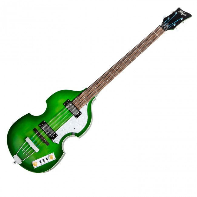 Hofner IGNITION PRO Violin Bass - Transparent Green