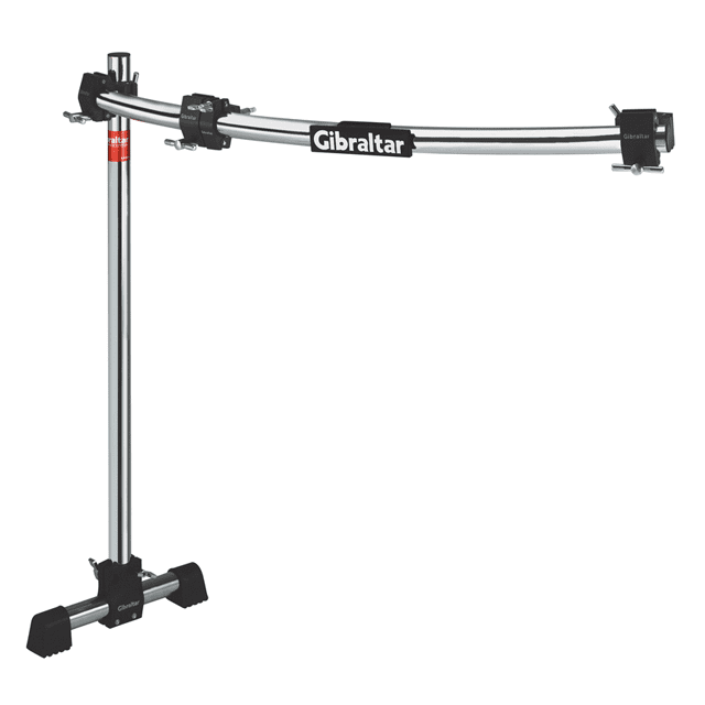 Gibraltar Grs125C  Road Series Curved Side Rack - Red One Music