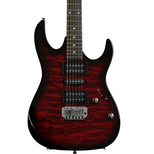 Ibanez GRX70QA-TRB 6 Strings Solid Body Electric Guitar - Red One Music