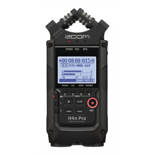 Zoom H4N PRO Audio Recorder (All Black)