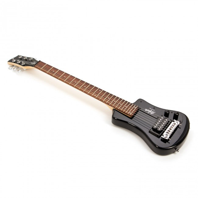 Hofner SHORTY Guitare électrique avec 1 micro Humbucker Livré avec sac de transport - Noir