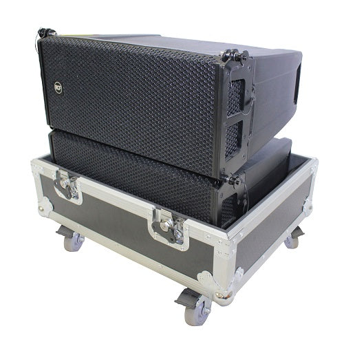 ProX XS-282620LASPW Universal Line Array Speaker Flight Case W-Wheels for 2 Speakers - Red One Music