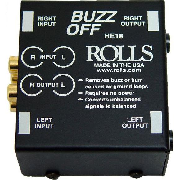 Rolls He18 2-Channel Hum And Buzz Remover - Red One Music