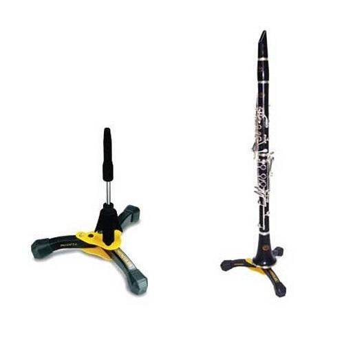 Hercules Ds640Bb Deluxe Flute/clarinet/oboe Stand W/Bag - Red One Music