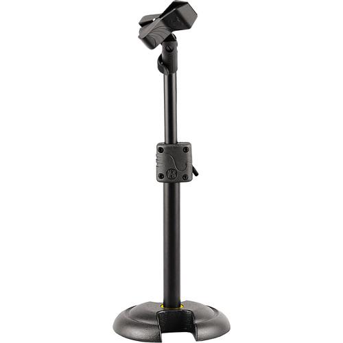 Hercules Ms100B  H-Base Microphone Stand With Ez Mic Clip - Red One Music