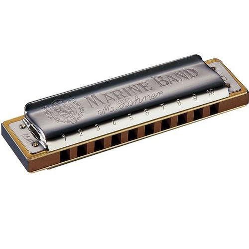 Hohner 1896Bx-Bf Marine Band  1896 Classic Harmonica In Bb Key - Red One Music