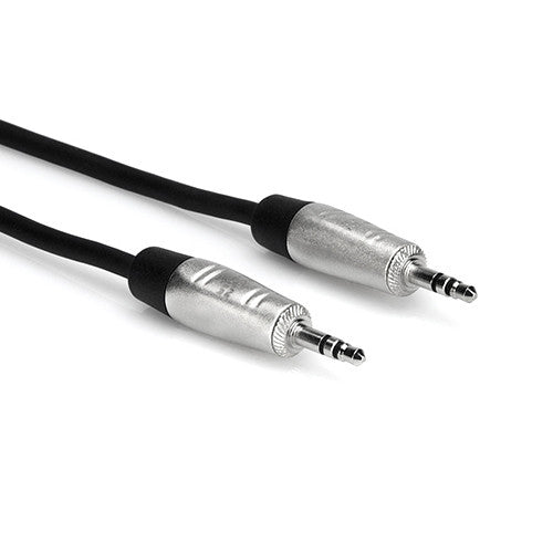 Hosa HMM-015 REAN 3.5mm TRS to 3.5mm TRS Pro Stereo Interconnect Cable - 15'
