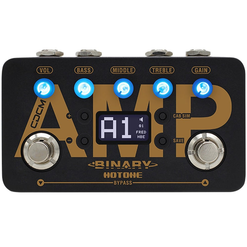 Hotone BPA1 Binary Amp Simulator Effects Pedal - Red One Music