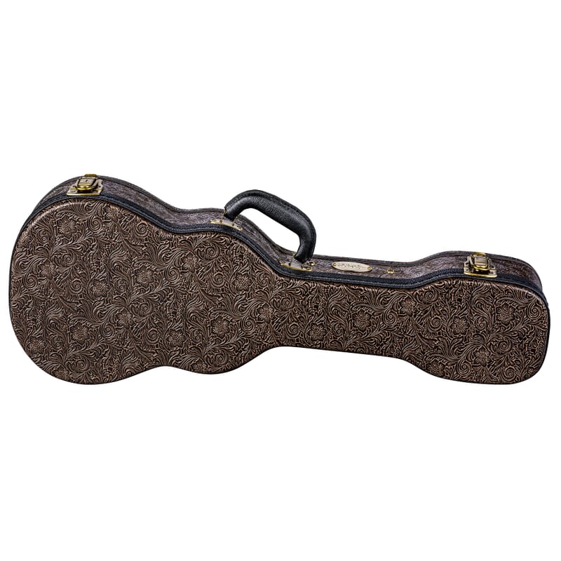 Luna HS LUT Tool Leather Hard Case For Tenor Ukulele