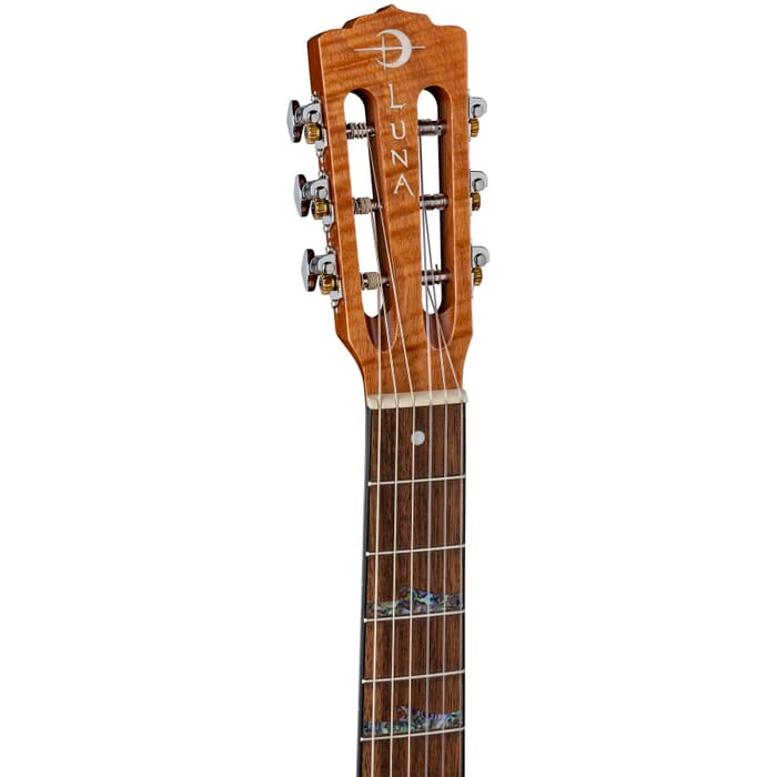 Luna HT EXM NYL High Tide Exotic Acoustic/Electric Guitar (Satin Natural)