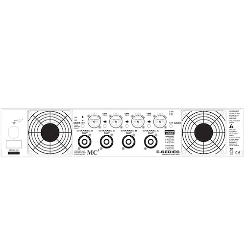 MC2 Audio E4-75 E-Series Lightweight, High-Power Touring Amplifiers - Red One Music