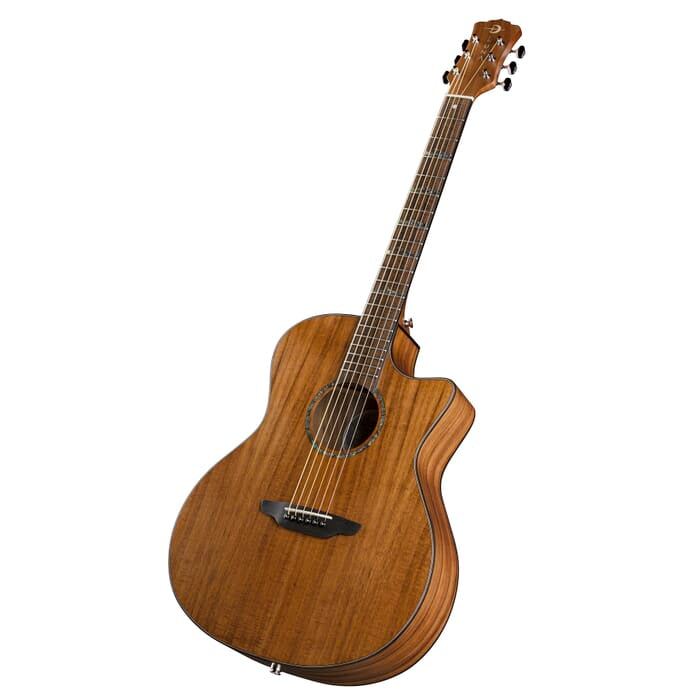 Luna HT KOA GCE High Tide KOA Grand Concert Acoustic/Electric Guitar (Satin Natural)