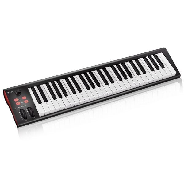 Icon Pro Audio ICOK-IKEY5NANO 49-Key Semi-Weighted Keyboards with a Single Channel Daw Controller