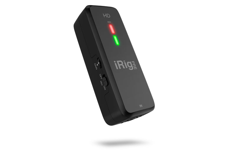 IK Multimedia IRIG PRE HD USB Preamp for iPad/Mac/iPhone/PC - Red One Music